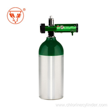 4.6l medical portable oxygen Cylinder with regulators sets